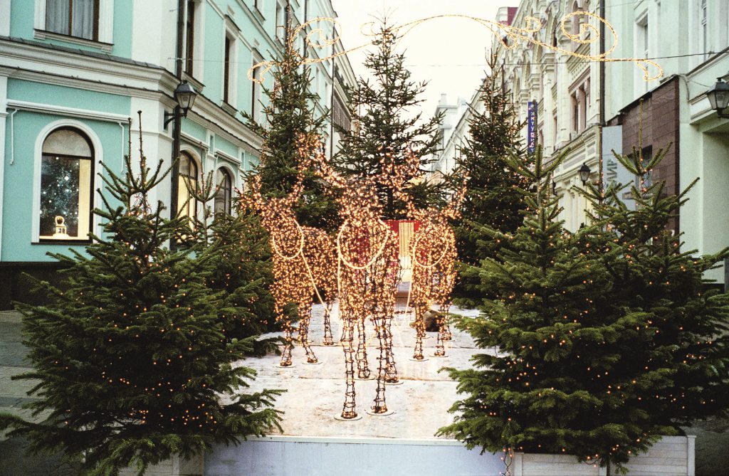 Новогодняя Москва в фотографиях