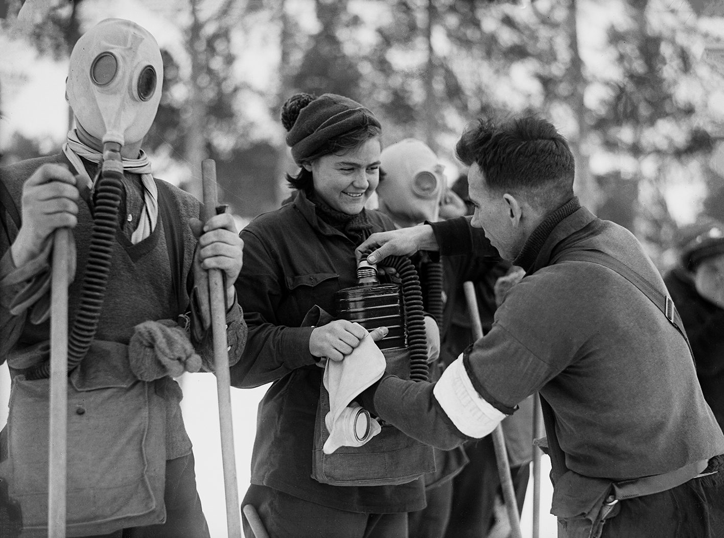 как в 1938 году проходило обучение противовоздушной обороне